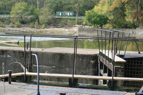 Locks, Muskingum River, Ohio photo