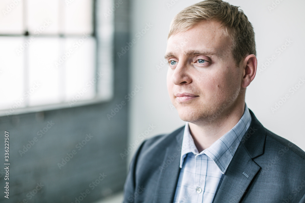 Portrait of a Man in a Studio Portrait of a Man in a Studio