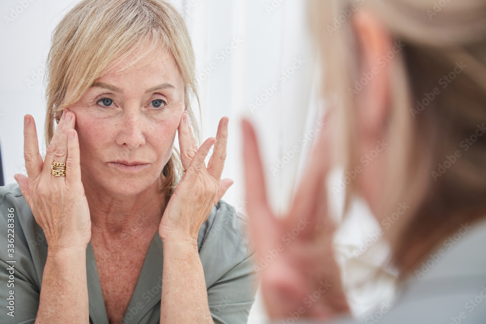 Mature woman skin hydration Mature woman skin hydration
