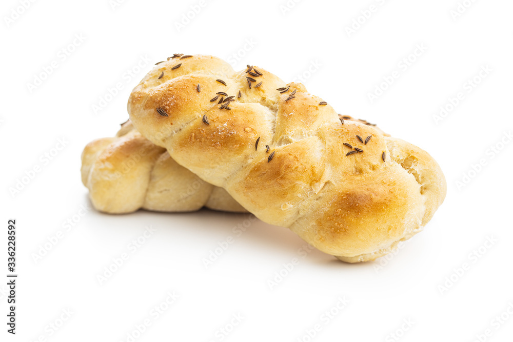 Tasty braided buns