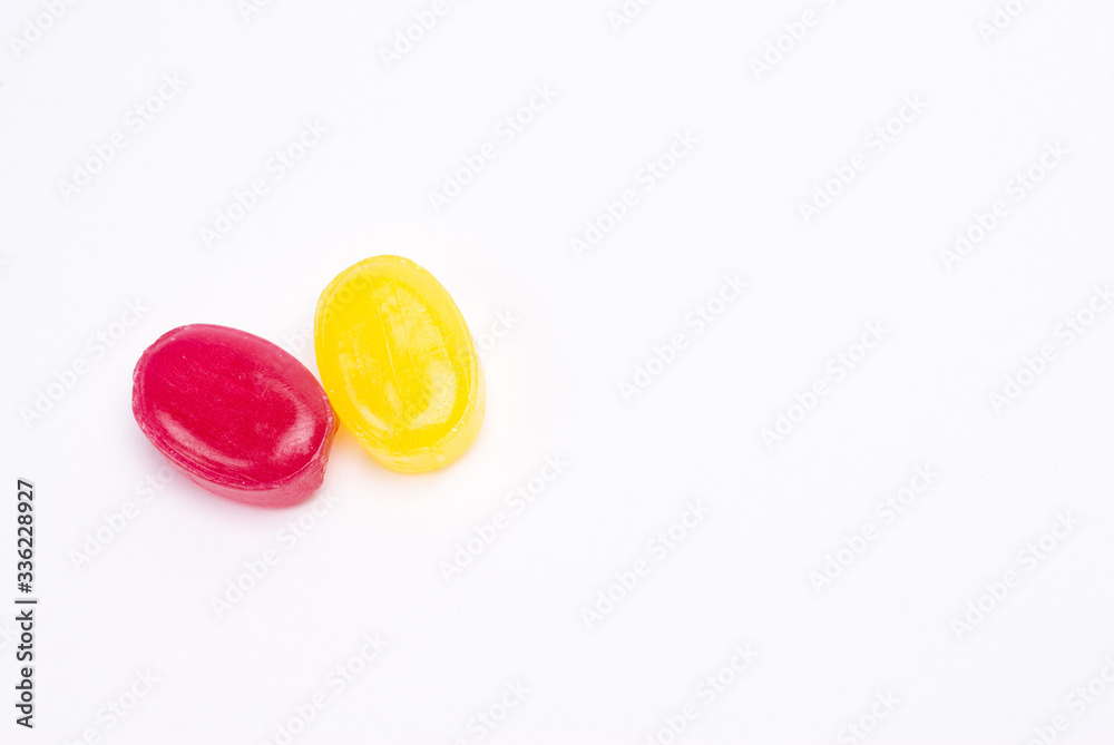 color sweet tasty caramel on white background color sweet tasty caramel on white background