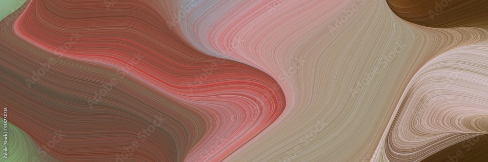 modern landscape banner with waves. elegant curvy swirl waves background design with pastel brown, silver and old mauve color modern landscape banner with waves. elegant curvy swirl waves background design with pastel brown, silver and old mauve color