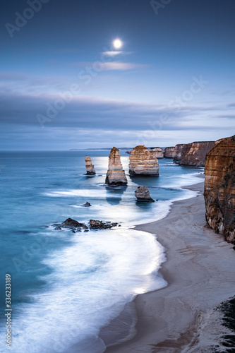 Moonlight at Twelve Apostles