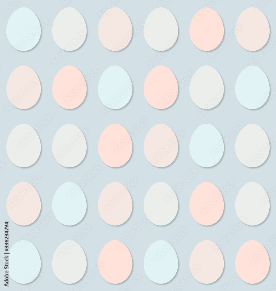 Pastel easter eggs pattern. Seamless and customizable. Pastel easter eggs pattern. Seamless and customizable.