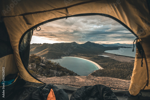 tent with view photo