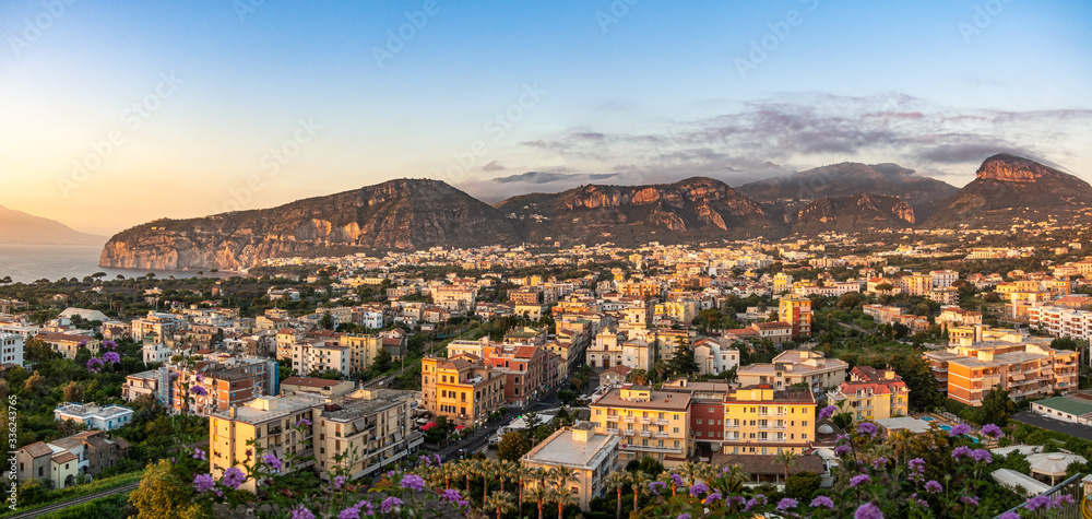 panorama of Sorrento, Italy
