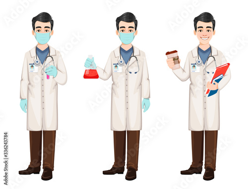 Doctor working during coronavirus outbreak