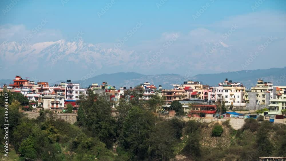 A time-lapse of clouds over the Himalaya Mountains and the city of Kathmandu, Nepal. A time-lapse of clouds over the Himalaya Mountains and the city of Kathmandu, Nepal.