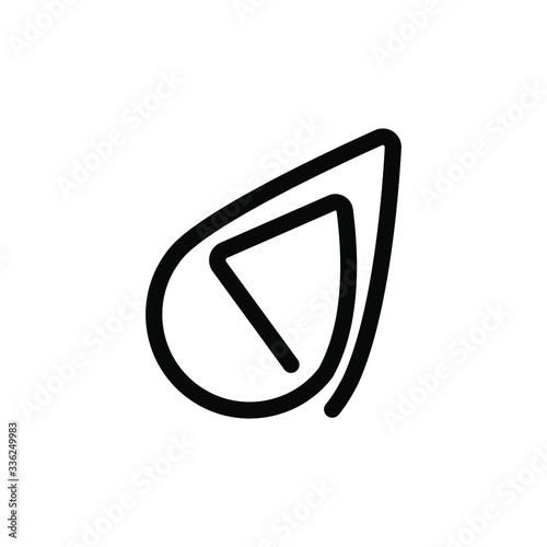 Paper clip icon template