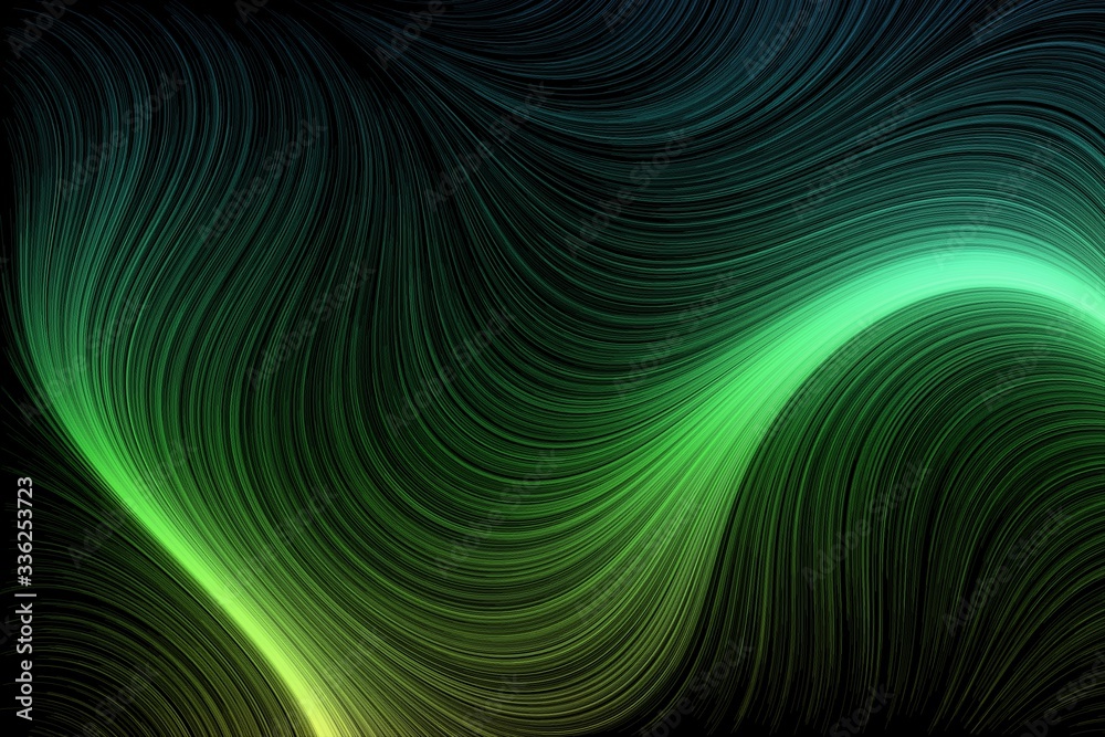 Energetic Abstract Flowing Green & Cyan Lines Background Energetic Abstract Flowing Green & Cyan Lines Background