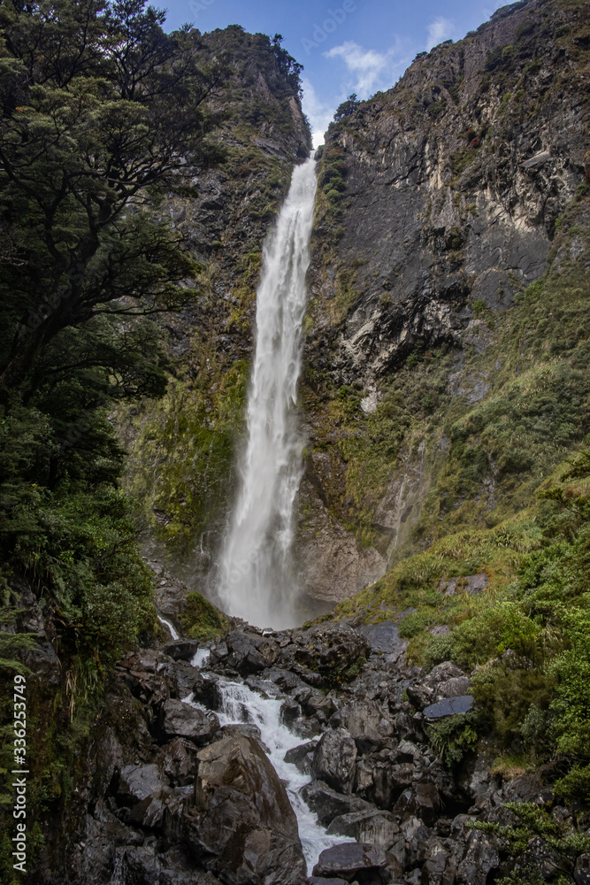 Fototapeta premium Waterfall in new zealand