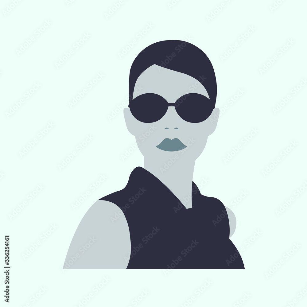 chica moda con lentes, gafas chica moda con lentes, gafas