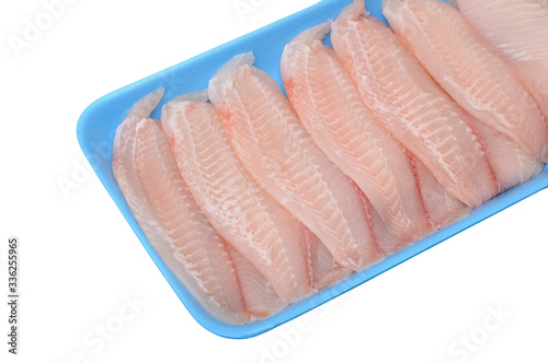 fresh filleted tilapia photo