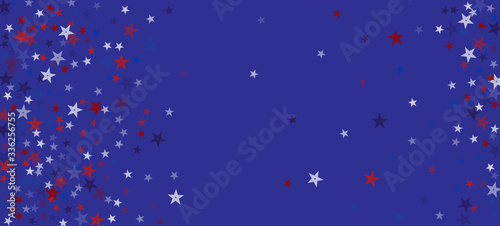 National American Stars Vector Background. USA Independence Memorial Veteran's Labor 11th of November 4th of July President's Day 