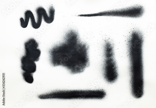 Textura de trazos realizados a spray sobre papel de gran tamaño 