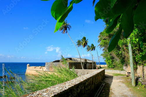 ruins of Morro de Sao Paulo Fortress photo