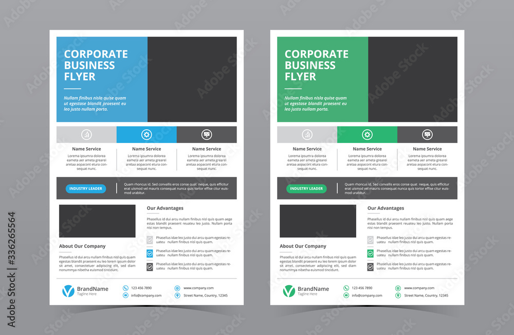 Corporate Business Flyer Template Vector Design Corporate Business Flyer Template Vector Design