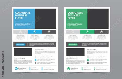 Corporate Business Flyer Template Vector Design
