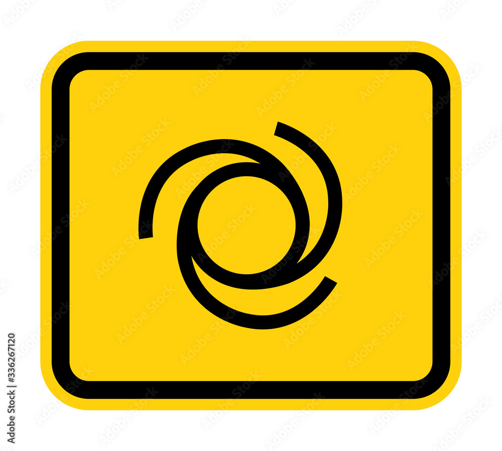 Beware Automatic Start-Up Symbol Sign Isolate On White Background,Vector Illustration EPS.10 Beware Automatic Start-Up Symbol Sign Isolate On White Background,Vector Illustration EPS.10