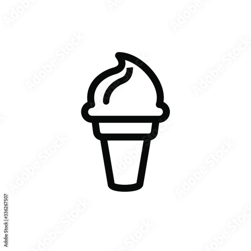 Ice cream icon template © zAe
