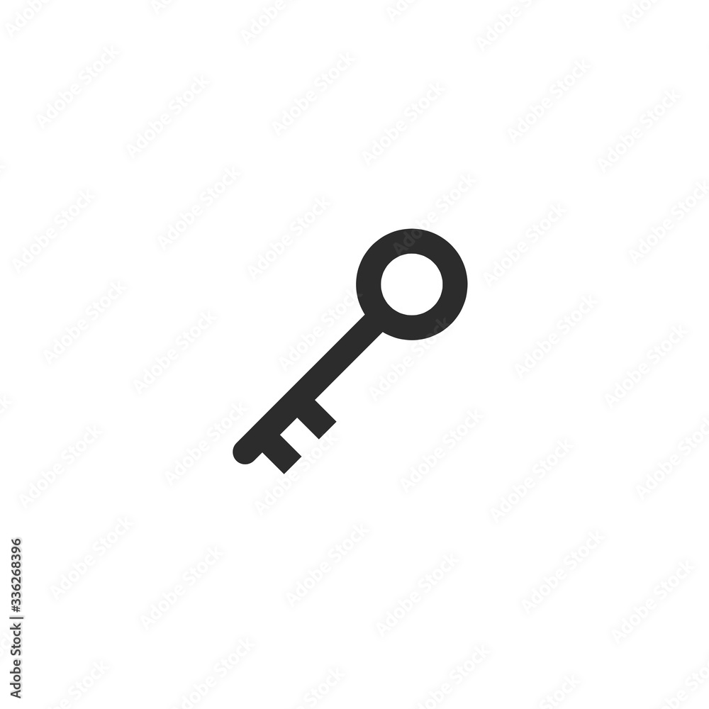 key isolated on white background.