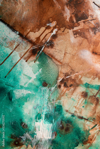 Textura realizada con acrilico liquido y agua sobre lienzo por el autor de la fotografia 