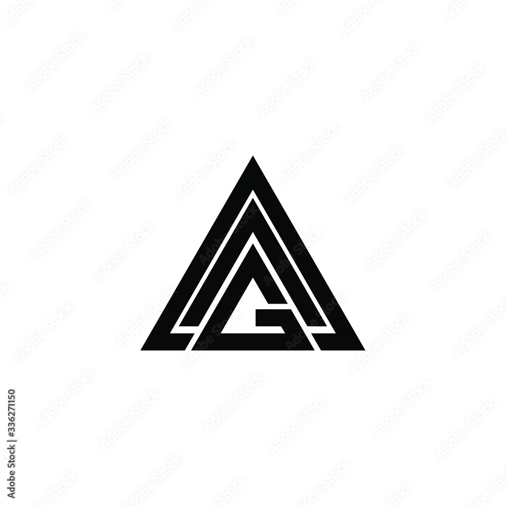 aag letter original monogram logo design aag letter original monogram logo design