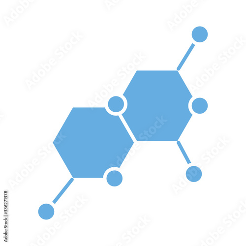 dna molecule line style icon