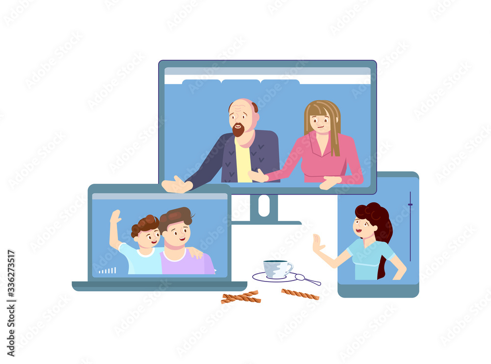 Video meeting in isolation period Video meeting in isolation period