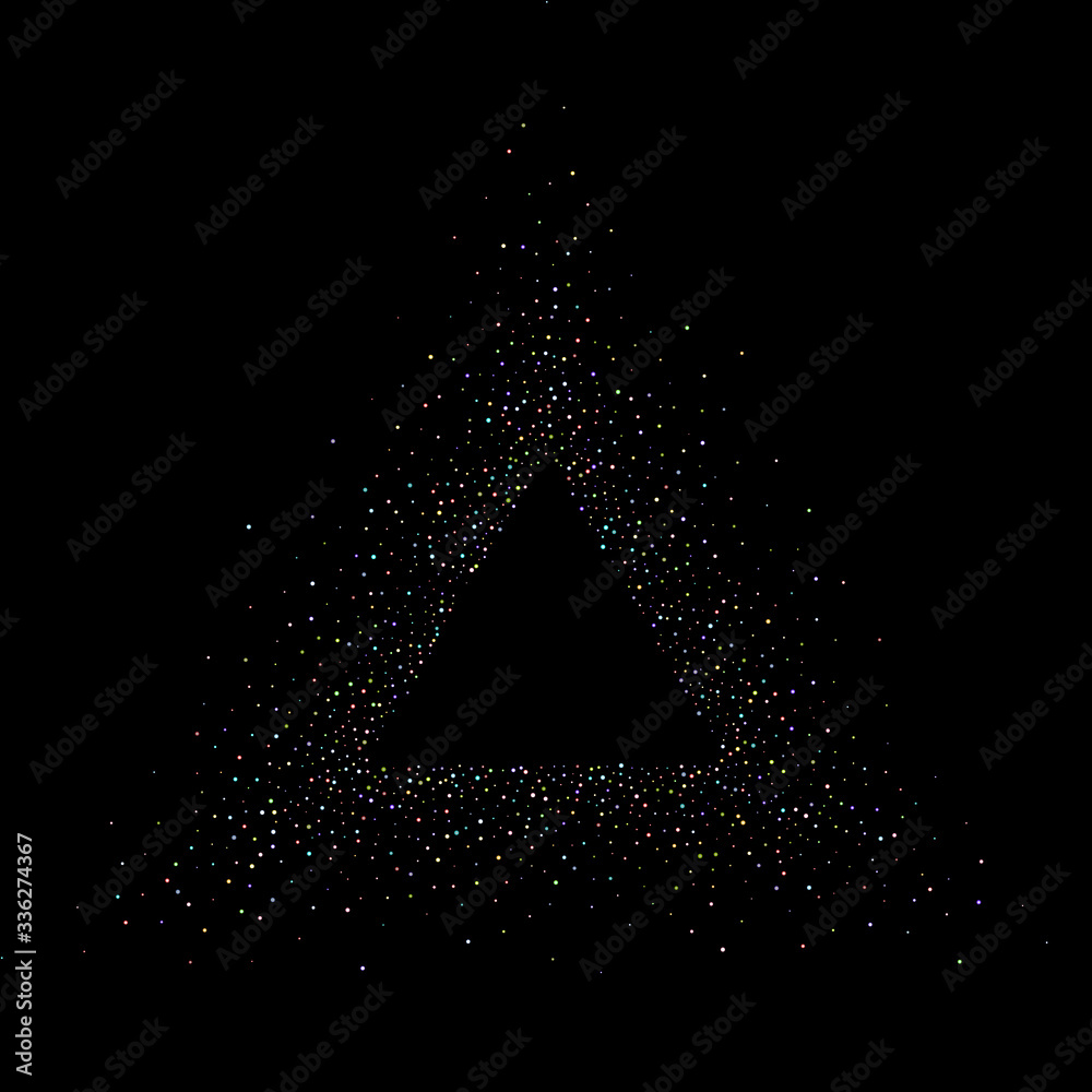 Fototapeta premium Glitter Iridescent Holographic Sparkle Confetti.