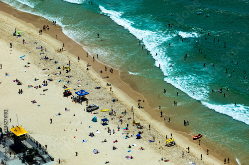 A Busy Aussie Beach © Sheldon