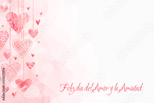 Fondo Feliz Día del Amor y la Amistad 14 Febrero San Valentín photo