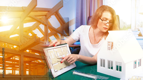 Architect. The frame of the...