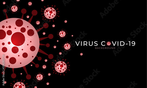 Corona virus COVID-19 Wuhan virus disease from china. Vector illustrate.