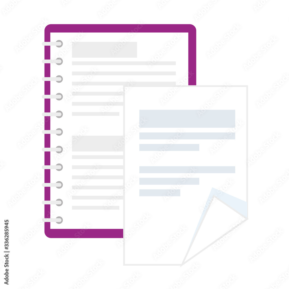 notebook diary document isolated icon vector illustration design notebook diary document isolated icon vector illustration design