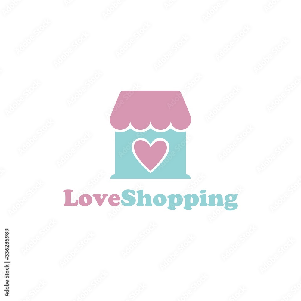 Love Shopping Logo Templates and Business