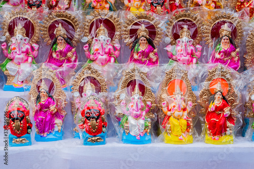 Idols of Laxmi and Ganesh, India