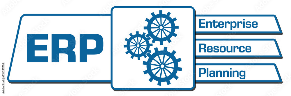 ERP - Enterprise Resource Planning Blue White Rounded Squares Horizontal ERP - Enterprise Resource Planning Blue White Rounded Squares Horizontal
