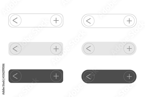 Next page buttons vector icon for web design and apps. Flat design.