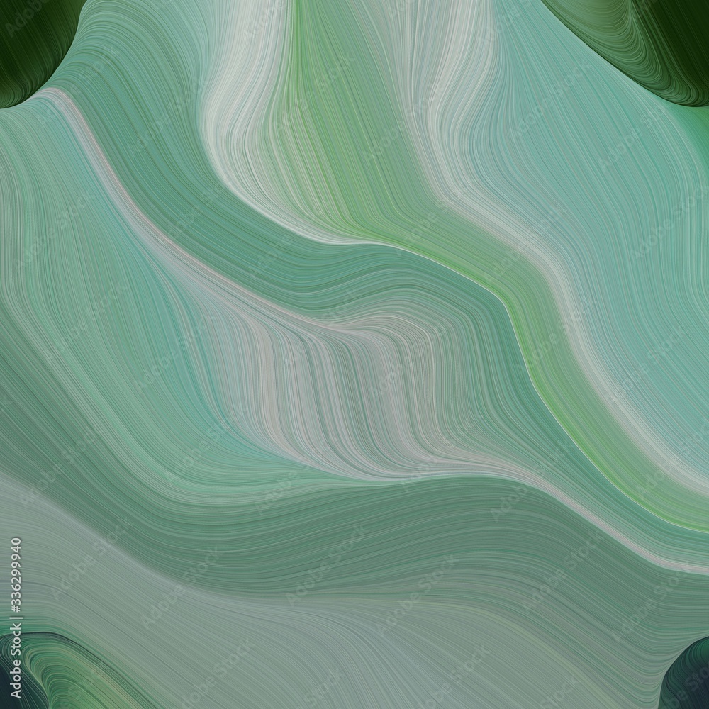 elegant dynamic square graphic. curvy background illustration with light slate gray, very dark green and silver color elegant dynamic square graphic. curvy background illustration with light slate gray, very dark green and silver color