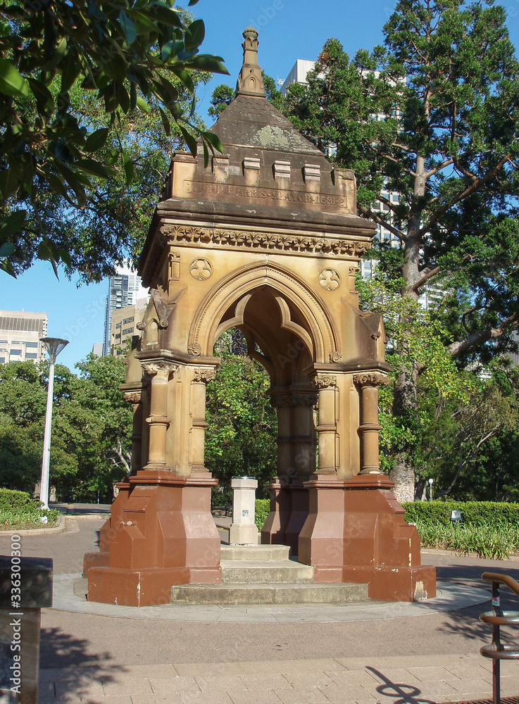 Frazer Fountain Hyde Park Sydney