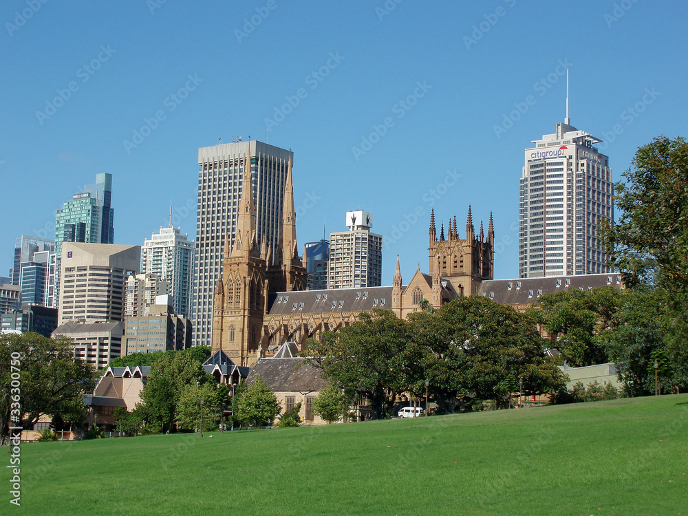 View of the skyline of Sydney