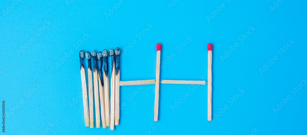 burnt out match sticks and gap distance showing preventative containing coronavirus pandemic with copy space for text. Stay at home, Quarantines and Social Distancing concept burnt out match sticks and gap distance showing preventative containing coronavirus pandemic with copy space for text. Stay at home, Quarantines and Social Distancing concept