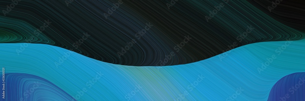 decorative background graphic with contemporary waves design with very dark blue, light sea green and dark cyan color decorative background graphic with contemporary waves design with very dark blue, light sea green and dark cyan color