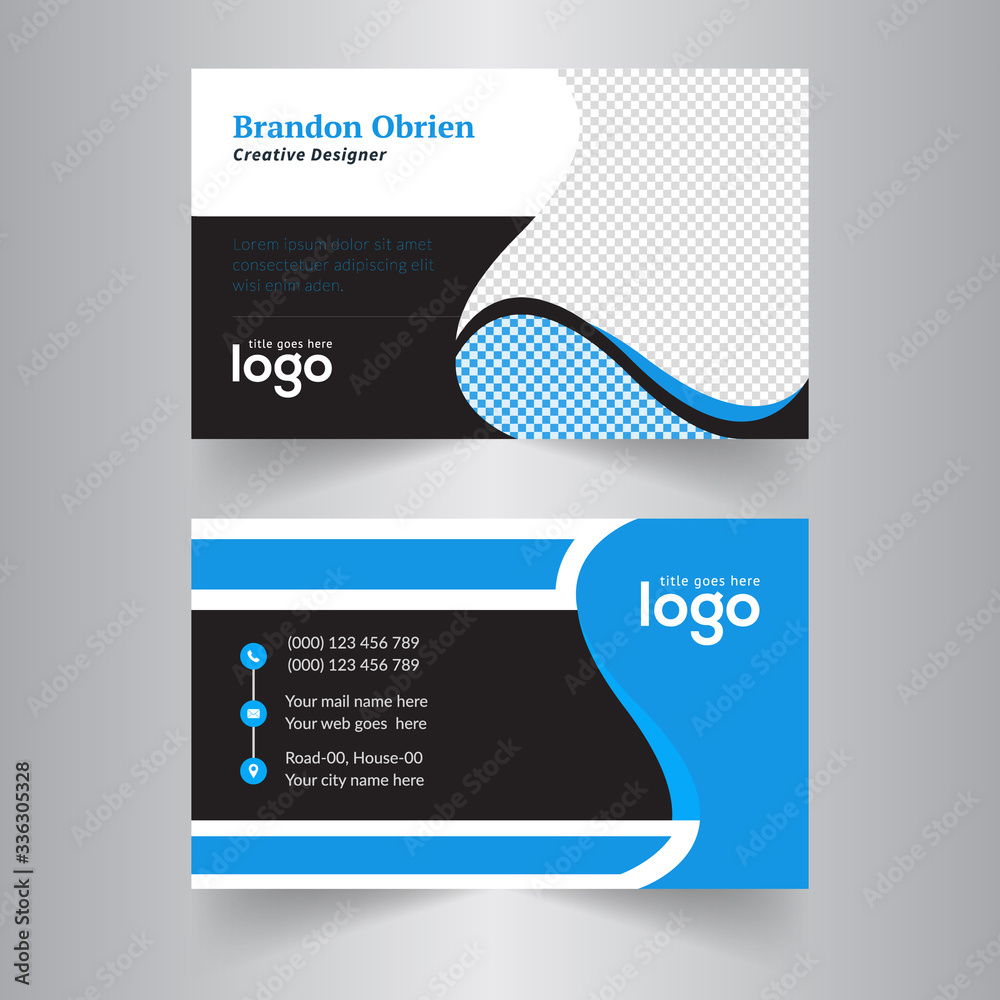 Corporate Business card Template Design Corporate Business card Template Design