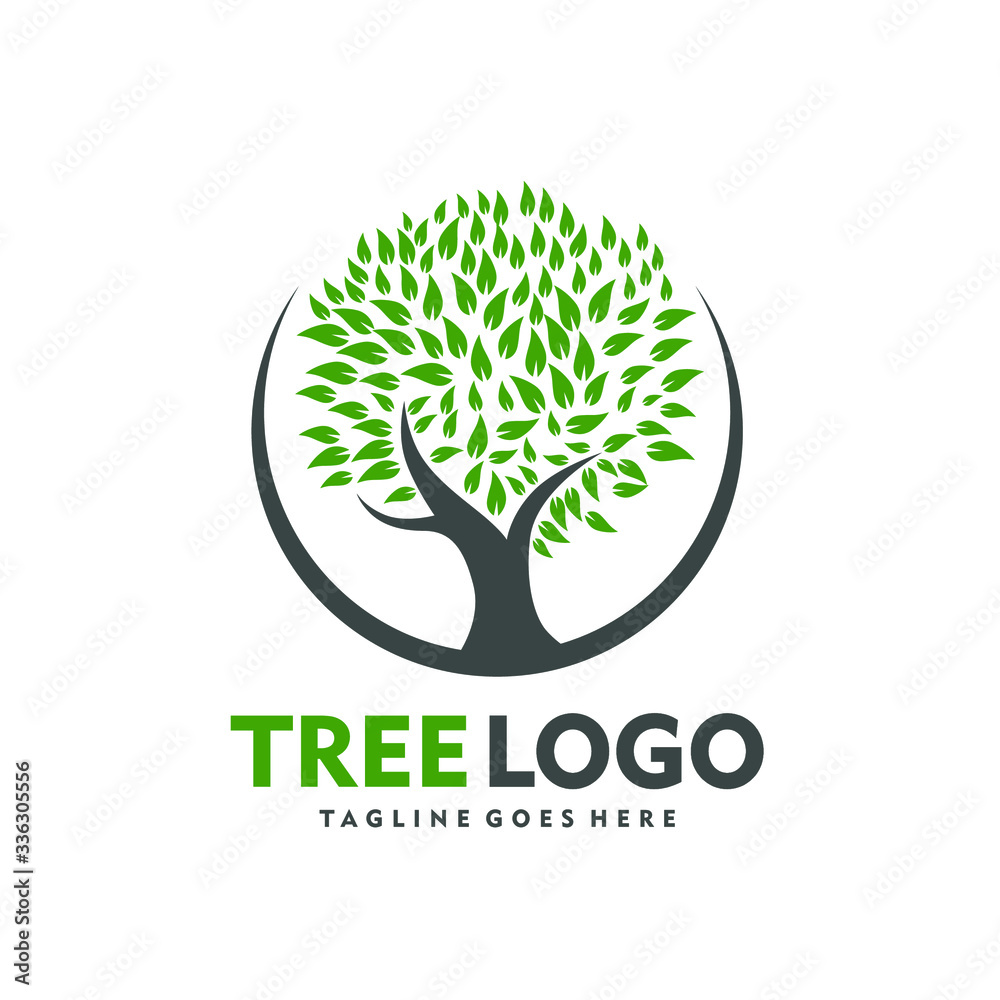 Obraz premium tree logo