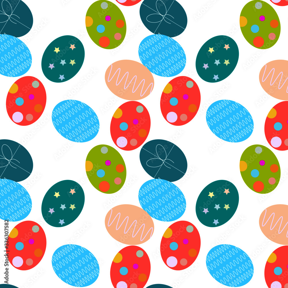 seamless easter eggs vector pattern seamless easter eggs vector pattern