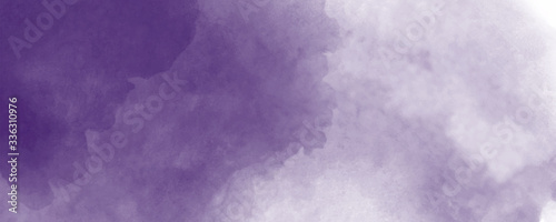 Abstract purple watercolor background. Lavender color, delicate postcard or invitation.