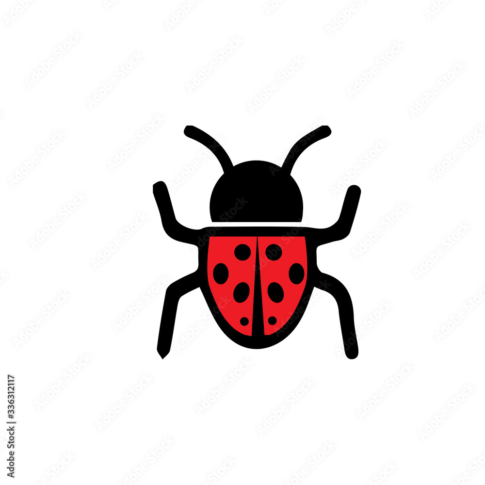 bug vector illustration icon design template bug vector illustration icon design template