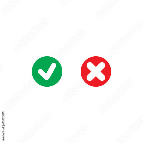 CORRECT AND INCORRECT ICON , RIGHT AND WRONG ICON